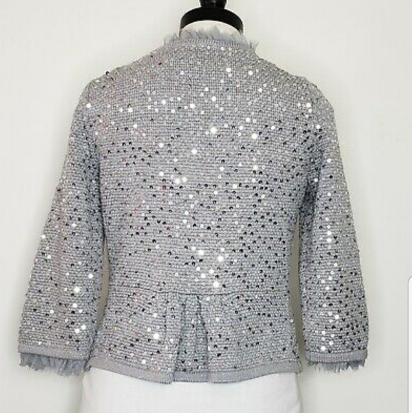 Silver sequin sweater - Picture 4 of 8
